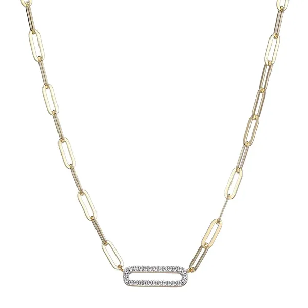 Sterling Silver Paper Clip Necklace Moore Jewelers Laredo, TX