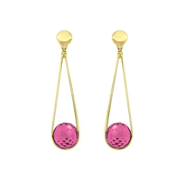 Plated Satin Stud Earrings Moore Jewelers Laredo, TX