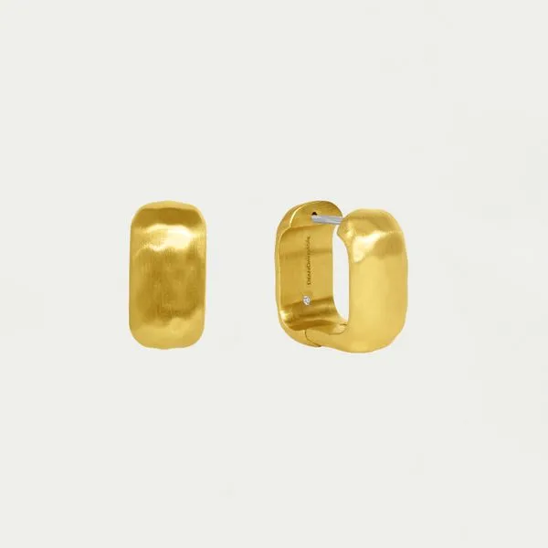 Plated Hammered Small Hoop Earrings Moore Jewelers Laredo, TX