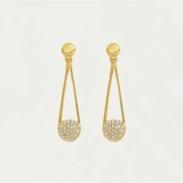 Plated Satin Drop Earrings Moore Jewelers Laredo, TX