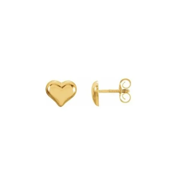 Children's 14K Yellow Gold Studs Moore Jewelers Laredo, TX