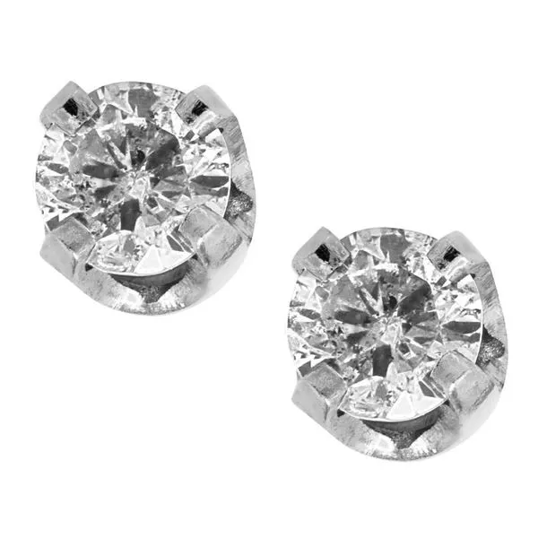 Children's 14K White Gold Studs Moore Jewelers Laredo, TX
