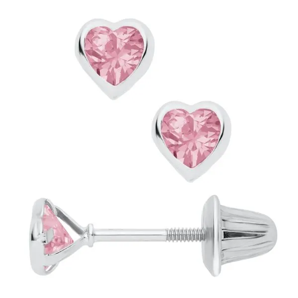 Children's 14K White Gold Studs Moore Jewelers Laredo, TX