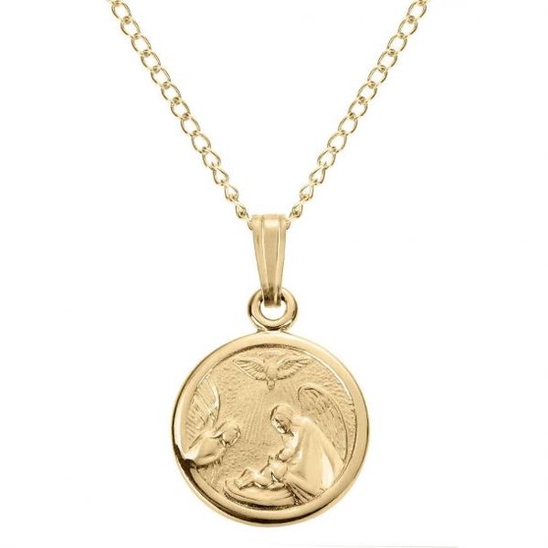 Children's 14K Gold Guardian Angel Chain Moore Jewelers Laredo, TX