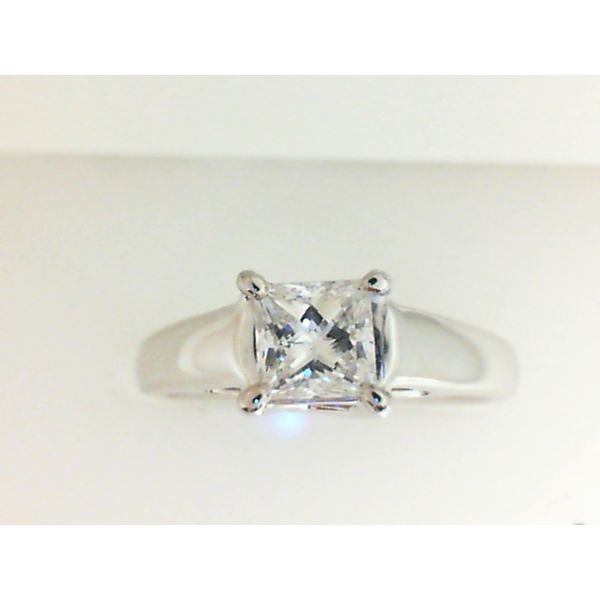 14K White Gold Solitaire Engagement Ring Morgan's Jewelers Winona, MN