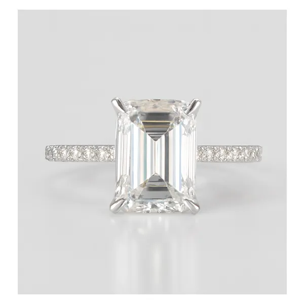 Emerald Cut Engagement Ring Morgan's Jewelers Winona, MN