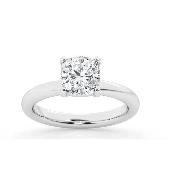 14K White Gold Solitaire Engagement Ring Morgan's Jewelers Winona, MN