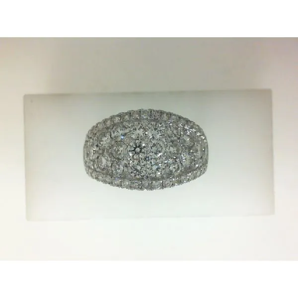 14Kt White Gold Ring with Round Diamonds Morgan's Jewelers Winona, MN