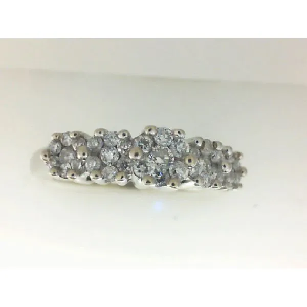 Estate 10K White Gold Diamond Fashion Ring Morgan's Jewelers Winona, MN