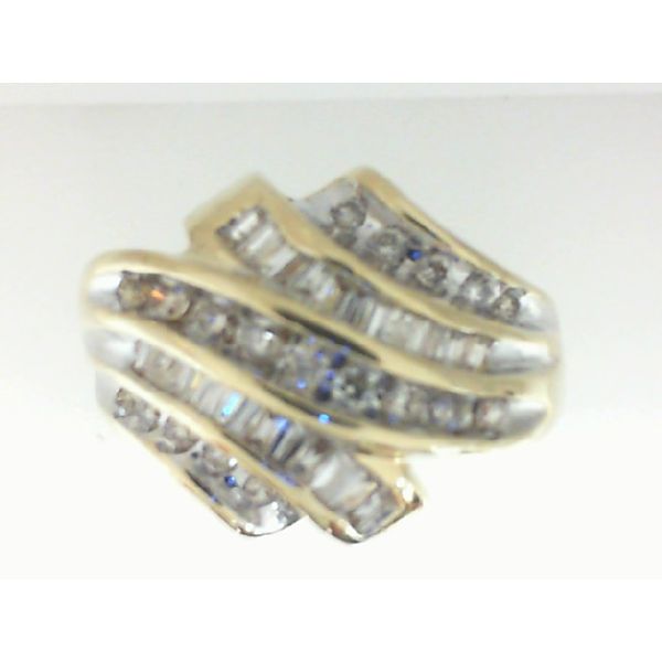 Estate 10K Yellow Gold Diamond Fashion Ring Morgan's Jewelers Winona, MN