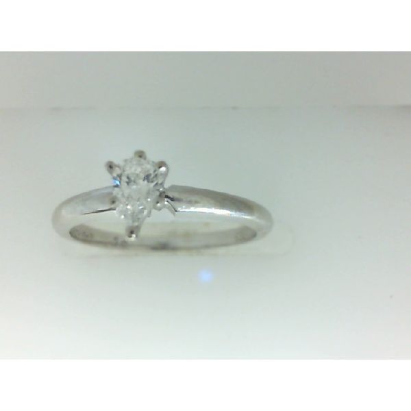 Estate 14K White Gold Ring with Diamond Morgan's Jewelers Winona, MN