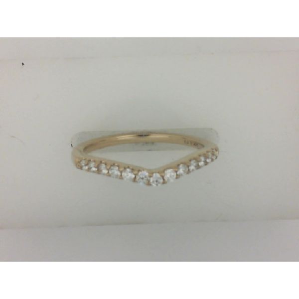 14Kt Yellow Gold Diamond Contour Ring Morgan's Jewelers Winona, MN