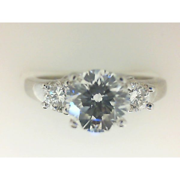 Platinum Ring with 1.00CT RD Bril G/SI1 Natural Diamond Morgan's Jewelers Winona, MN