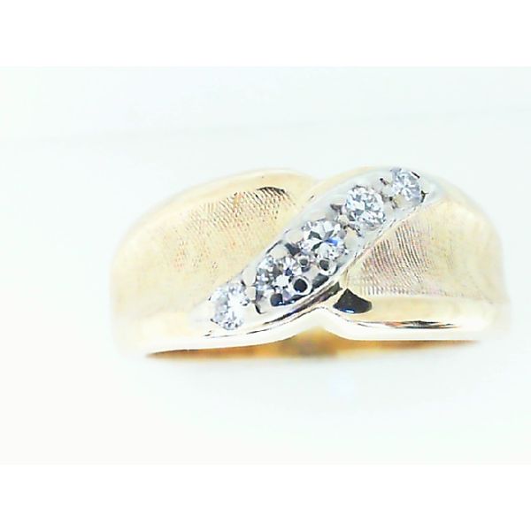 Estate 14K Yellow Gold Diamond Fashion Ring Morgan's Jewelers Winona, MN