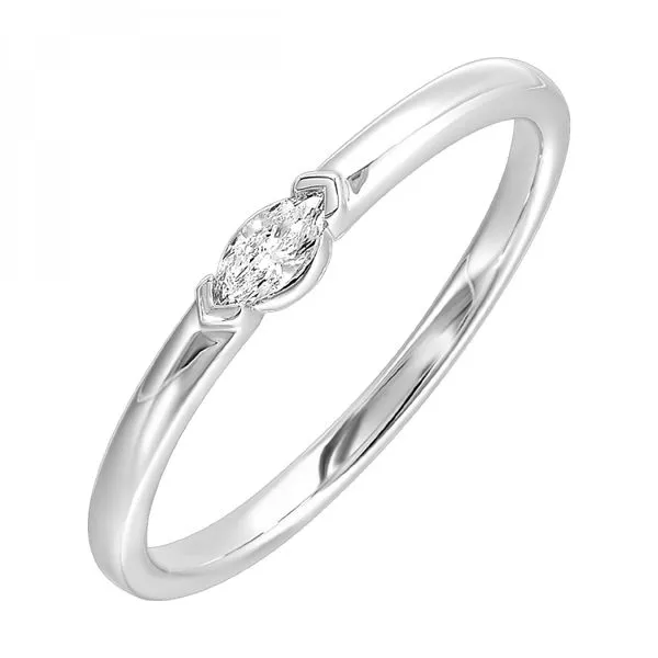 14Kt White Gold Diamond 1/12Ctw Ring Morgan's Jewelers Winona, MN