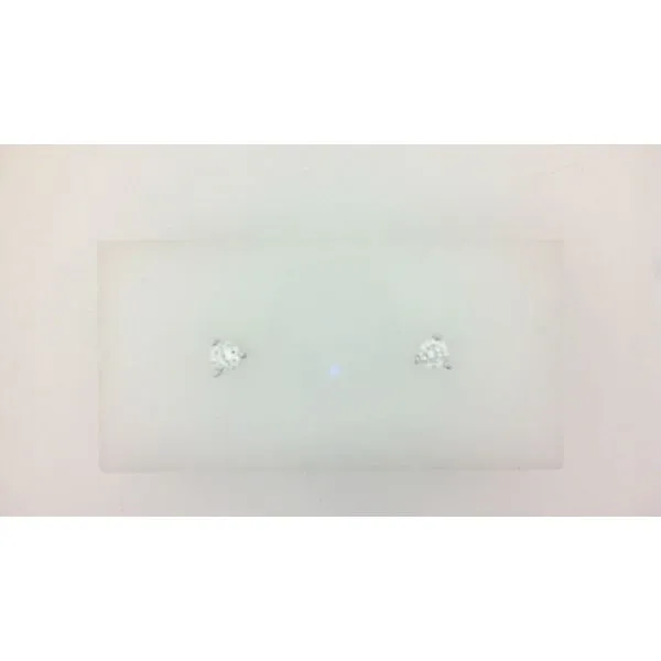 14Kt White Gold Martini Lab Grown Diamond Stud Earrings Morgan's Jewelers Winona, MN