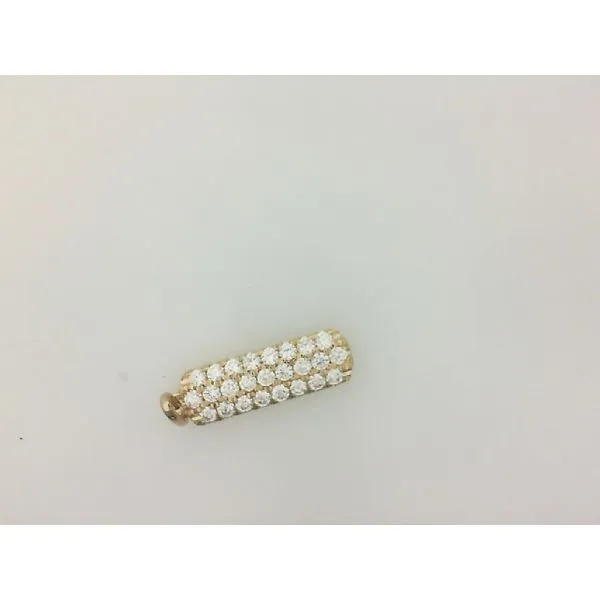 14Kt Yellow Gold Mined Diamond Pendant