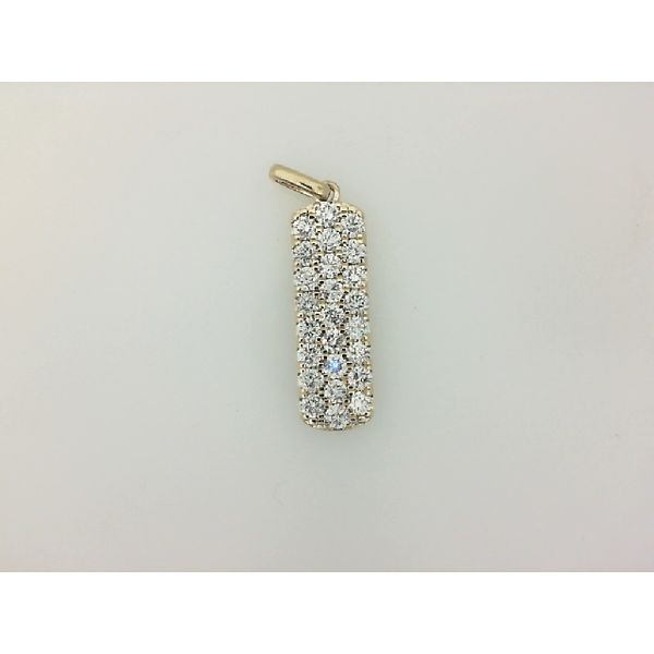 14Kt Yellow Gold Pendant with Round Diamonds Morgan's Jewelers Winona, MN