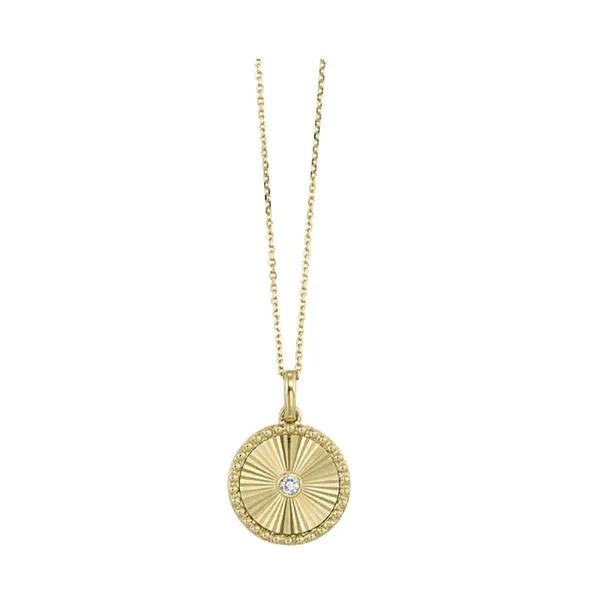 10K Yellow Gold Diamond Necklace Morgan's Jewelers Winona, MN