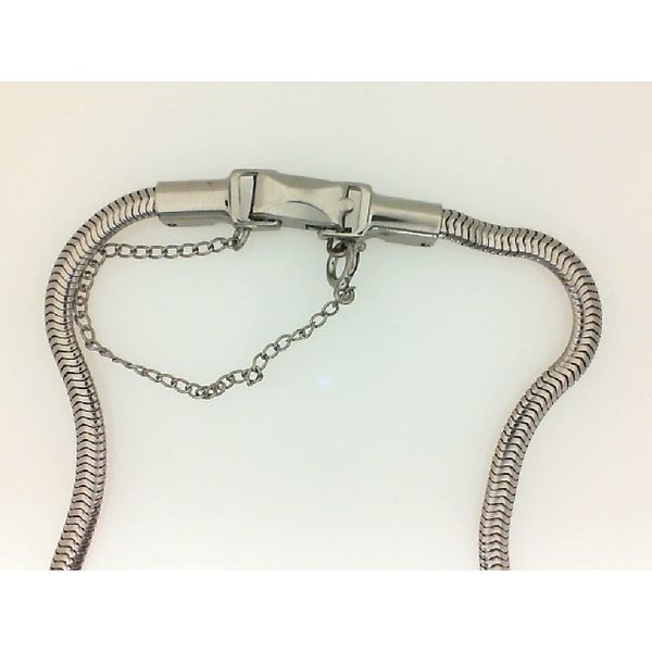 White Gold Filled Snake Bracelet Morgan's Jewelers Winona, MN