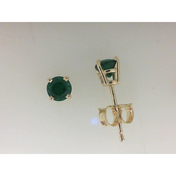 14K White Gold London Blue Topaz Earrings Morgan's Jewelers Winona, MN