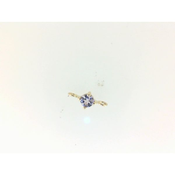 14Kt Yellow Gold Tanzanite Charm Morgan's Jewelers Winona, MN