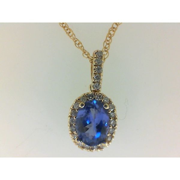 10K Yellow Gold Garnet Pendant Morgan's Jewelers Winona, MN