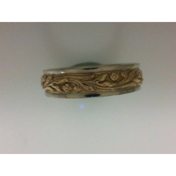 Two-Tone Men's Wedding Band Morgan's Jewelers Winona, MN