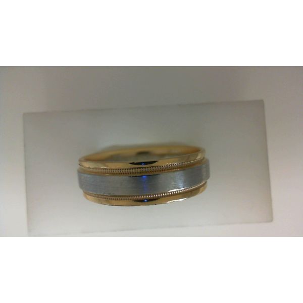 Two-Tone Men's Wedding Band Morgan's Jewelers Winona, MN