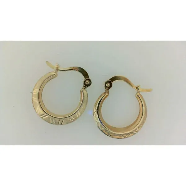 10Kt Yellow Gold Small Hoop Earrings Morgan's Jewelers Winona, MN
