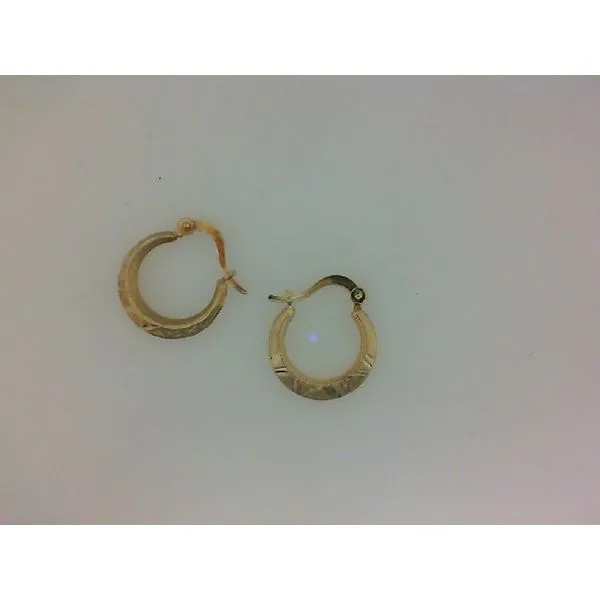 10K Yellow Gold Small Hoop Earrings Morgan's Jewelers Winona, MN