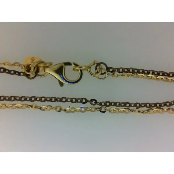 14K Yellow & Brown Double Cable Link Chain Morgan's Jewelers Winona, MN