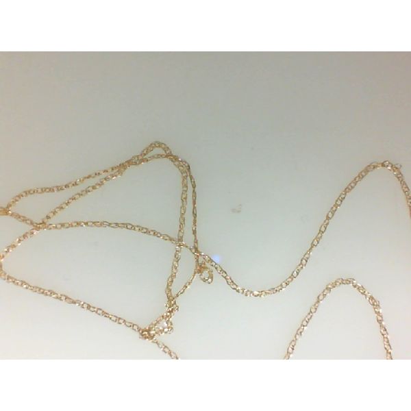 14Kt Yellow Gold Curb Chain 18" Morgan's Jewelers Winona, MN