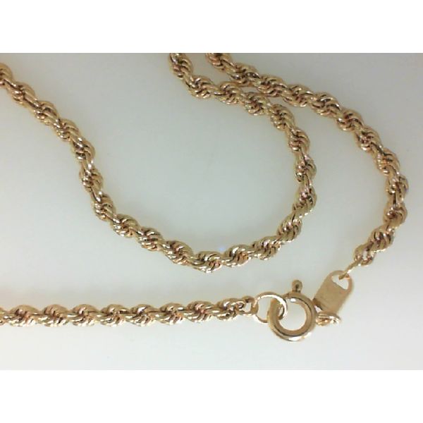 Estate - 18Kt Yellow Gold Rope Chain Morgan's Jewelers Winona, MN