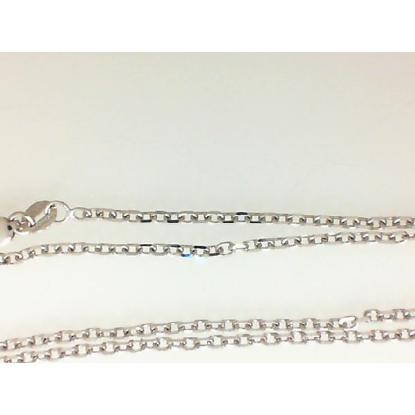 14Kt White Gold Cable Link Chain Morgan's Jewelers Winona, MN