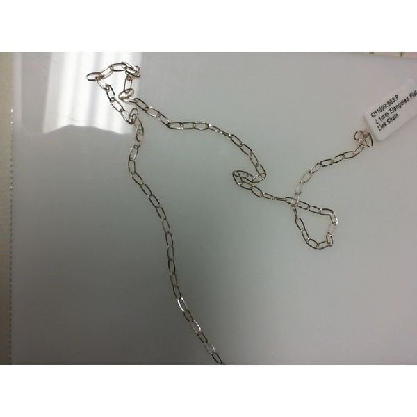 14K Yellow Gold Elongated Flat Link Chain Morgan's Jewelers Winona, MN