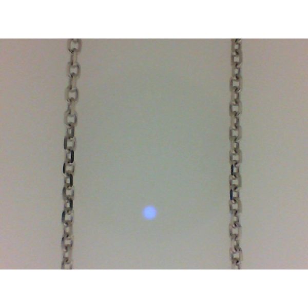 14 Karat White Cable Link Chain Morgan's Jewelers Winona, MN