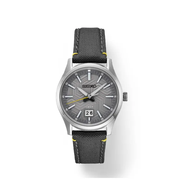 Men's Grey Geometric Design Watch Morgan's Jewelers Winona, MN