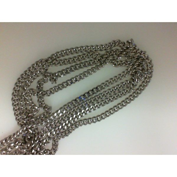 Yellow Stainless Steel Curb Chain Length 30 Morgan's Jewelers Winona, MN