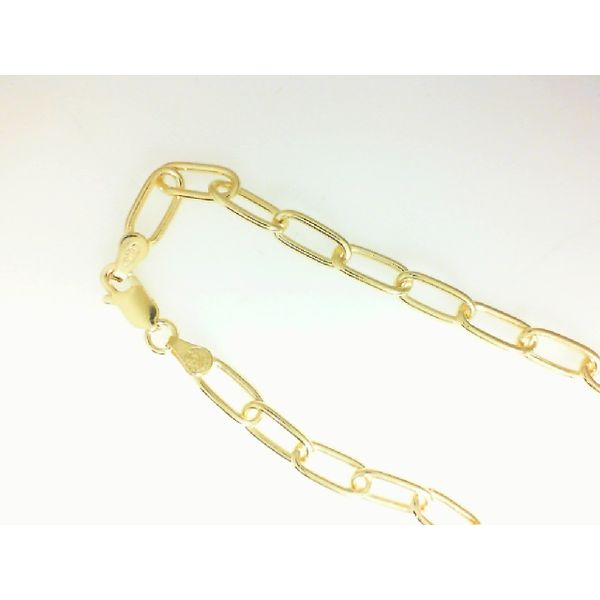 Sterling Silver Paper Clip Chain 24" Necklace Morgan's Jewelers Winona, MN