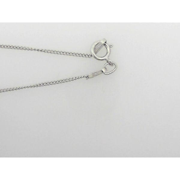 Sterling Silver 1mm Curb Chain 18" Necklace Morgan's Jewelers Winona, MN
