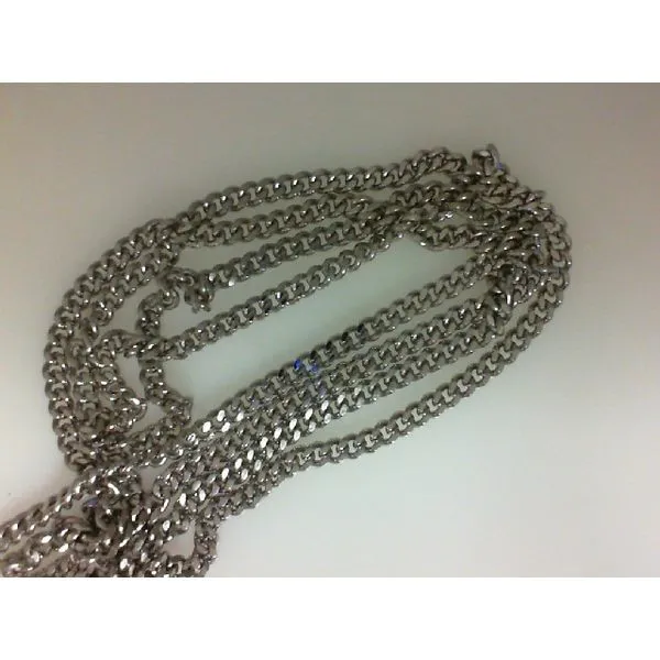 Stainless Steel Curb Chain Necklace