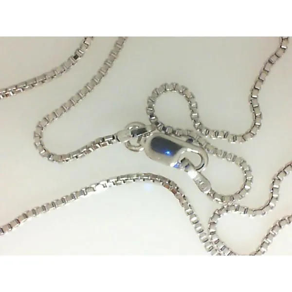 White Sterling Silver Box Chain Morgan's Jewelers Winona, MN