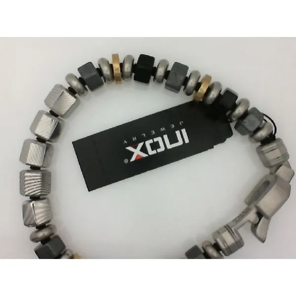 Stainless Steel Hematite Onyx Self Control Ronin Bracelet Morgan's Jewelers Winona, MN