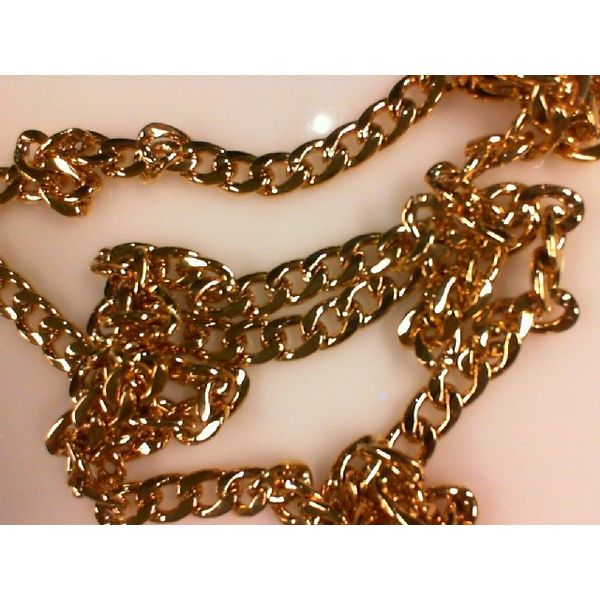 Yellow Stainless Steel Men's Necklace 26" Morgan's Jewelers Winona, MN