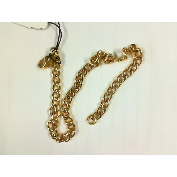 Men's 18Kt Gold IP Titanium Curb Chain Bracelet Morgan's Jewelers Winona, MN