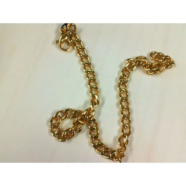 Men's 18Kt Gold IP Titanium Chain Bracelet Morgan's Jewelers Winona, MN