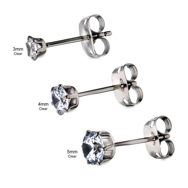 Men's 3mm Stud Earrings Morgan's Jewelers Winona, MN