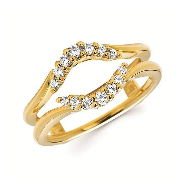 14K Yellow Diamond Wedding Band Morin Jewelers Southbridge, MA