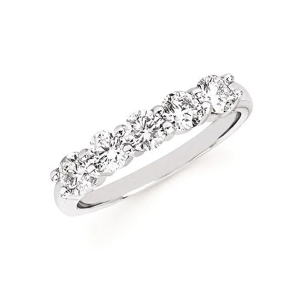 White 14Kt Anniversary Ring
